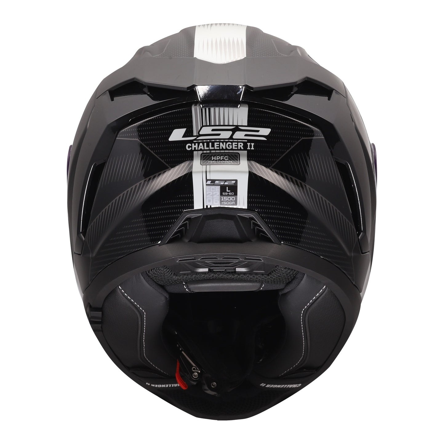 LS2 FF817 Challenger II Nitro Helmet - Black / Grey