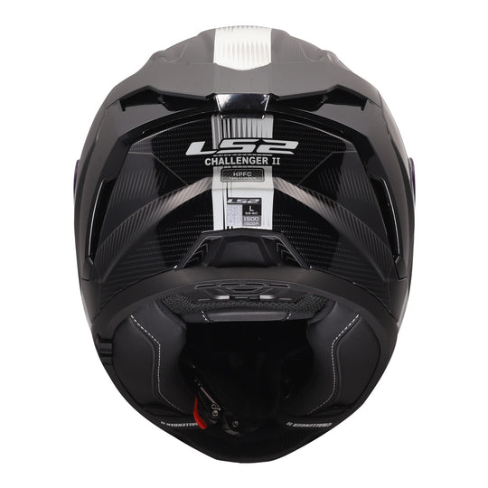 LS2 FF817 Challenger II Nitro Helmet - Black / Grey