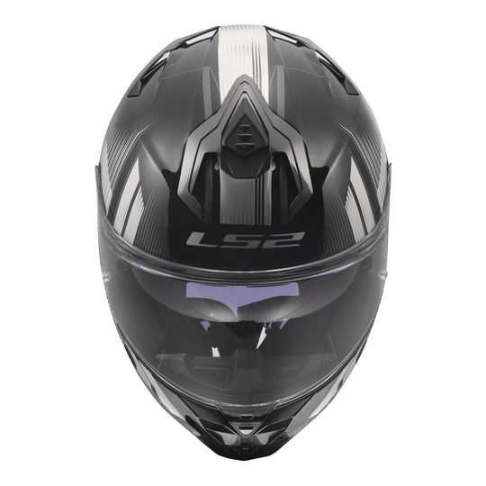 LS2 FF817 Challenger II Nitro Helmet - Black / Grey