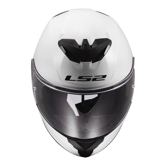 LS2 FF820 Rapid III Solid Helmet - Gloss White