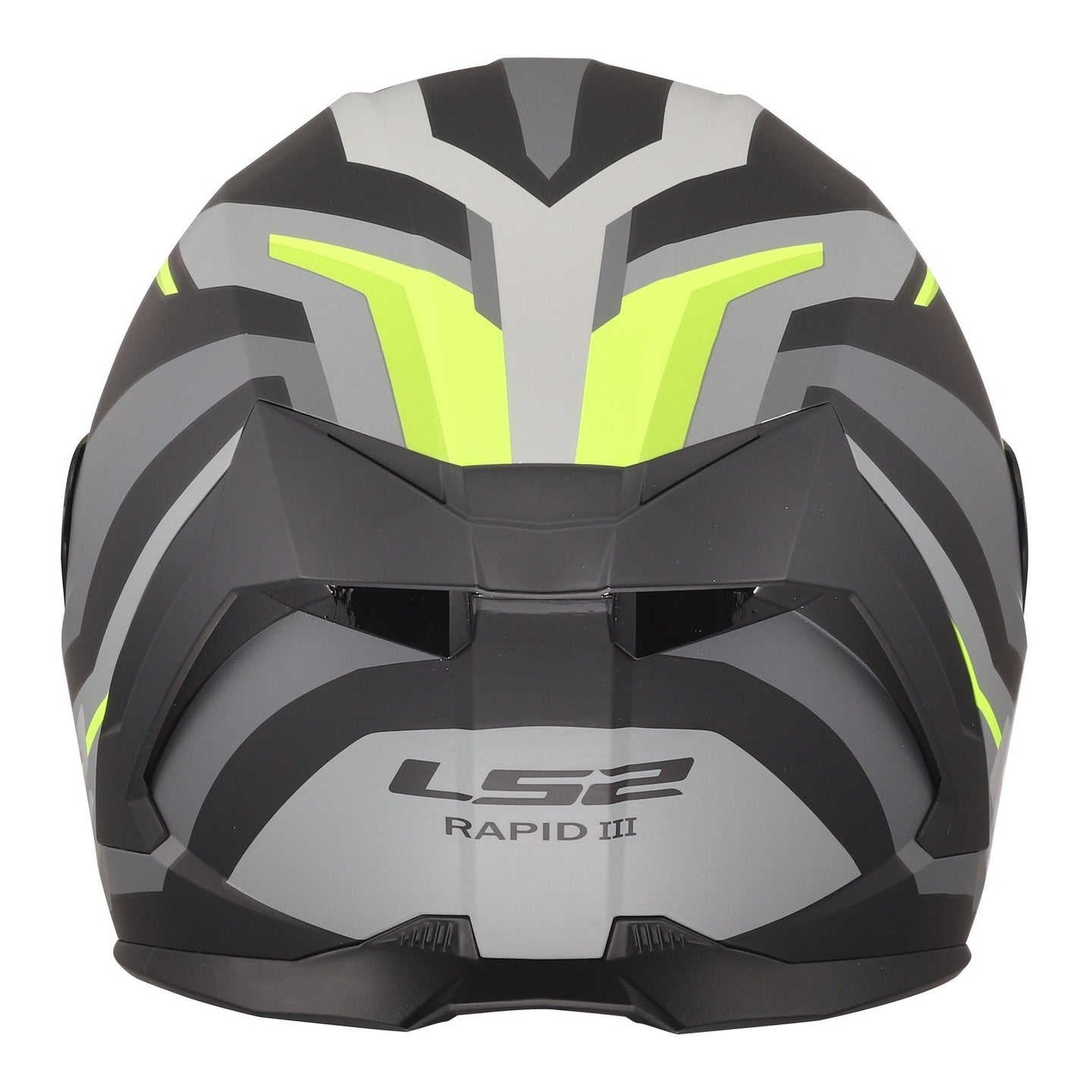 LS2 FF820 Rapid III Hyper Helmet - Black / Hi-Vis Yellow
