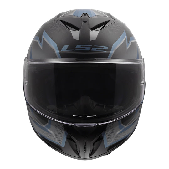 LS2 FF820 Rapid III Xtrem Helmet - Black / Blue Petrol