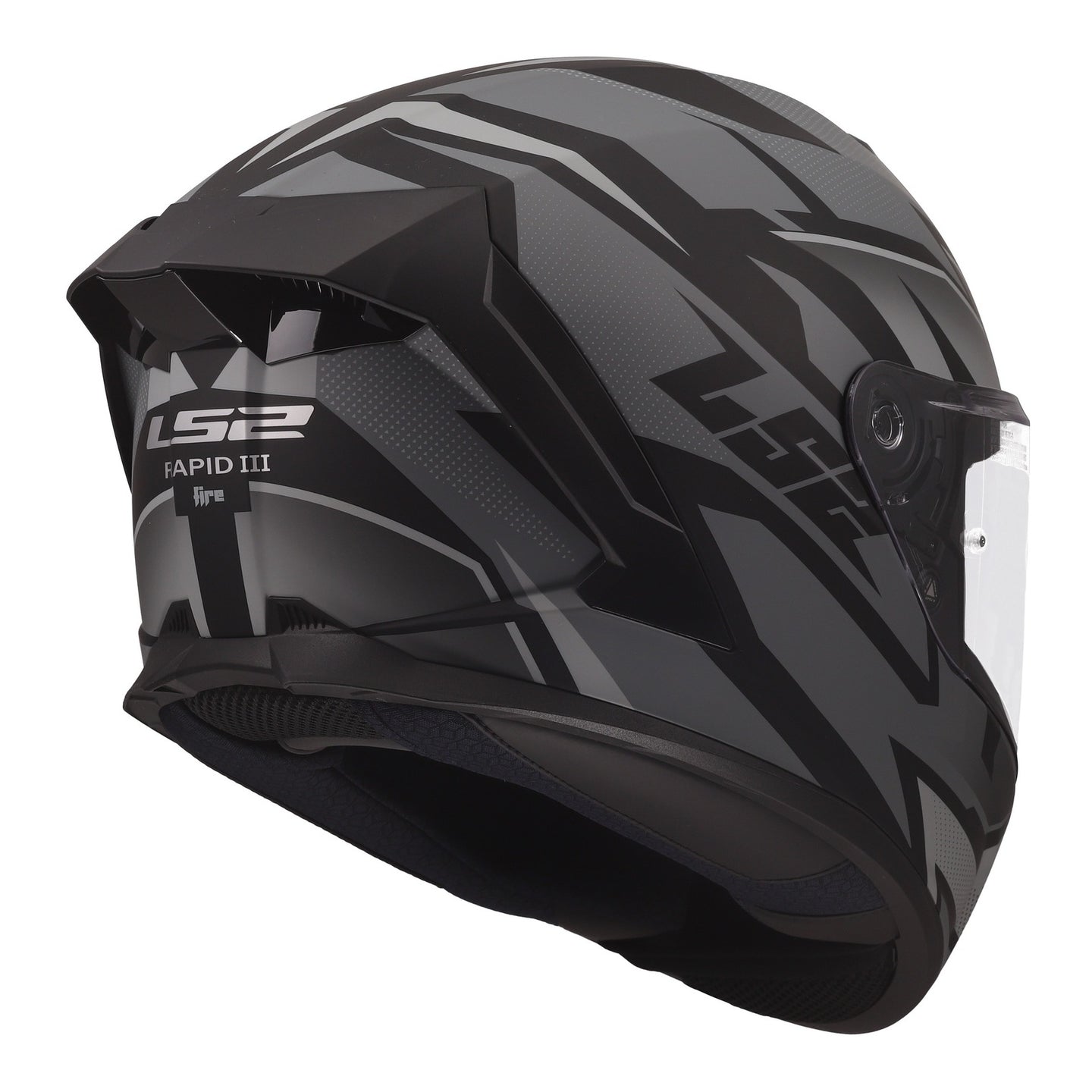 LS2 FF820 Rapid III Xtrem Helmet - Black / Grey