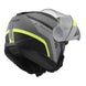 LS2 FF908 Strobe II Monza Flip Front Helmets - Matte Black / Hi-Vis Yellow 06