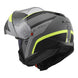 LS2 FF908 Strobe II Monza Flip Front Helmets - Matte Black / Hi-Vis Yellow 06