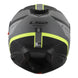 LS2 FF908 Strobe II Monza Flip Front Helmets - Matte Black / Hi-Vis Yellow 06