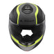 LS2 FF908 Strobe II Monza Flip Front Helmets - Matte Black / Hi-Vis Yellow 06