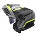 LS2 FF908 Strobe II Monza Flip Front Helmets - Matte Black / Hi-Vis Yellow 06