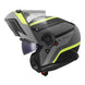 LS2 FF908 Strobe II Monza Flip Front Helmets - Matte Black / Hi-Vis Yellow 06
