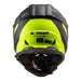 LS2 MX436 Pioneer Evo Router Helmet - Matte Black / Hi-Vis Yellow