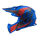 LS2 MX437 Fast Evo Alpha Helmet - Matte Blue / Red