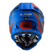 LS2 MX437 Fast Evo Alpha Helmet - Matte Blue / Red