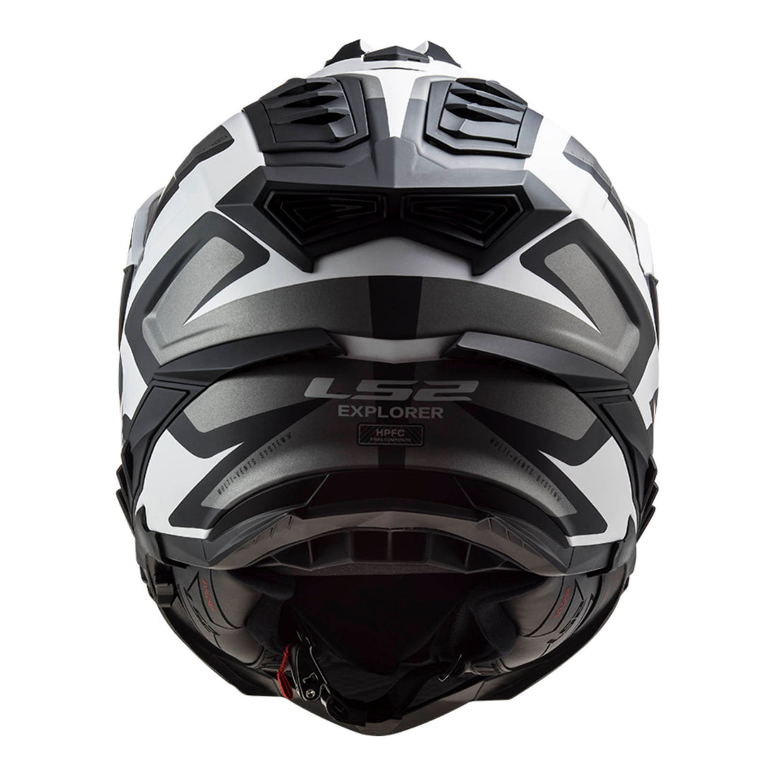 LS2 MX701 Explorer Alter Helmet HPFC - Matte Black / White 06