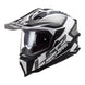 LS2 MX701 Explorer Alter Helmet - Matte Black / White (XS)