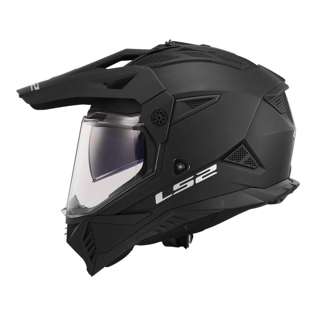 LS2 MX702 Pioneer II Helmets - Matte Black 06