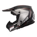 LS2 MX706 COZ Arched Helmet - Black / Silver / Titanium 06