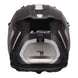 LS2 MX706 COZ Arched Helmet - Black / Silver / Titanium 06