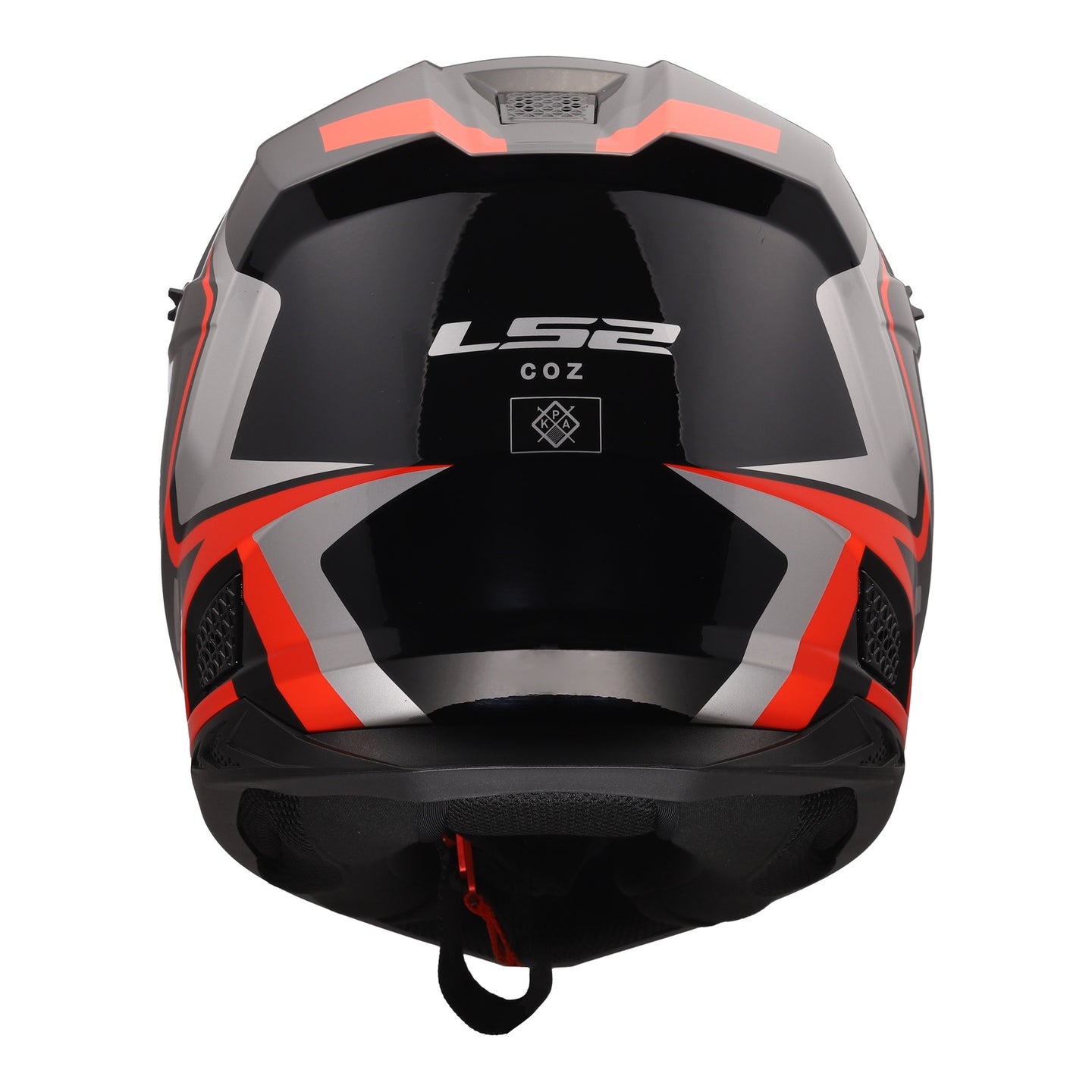 LS2 MX706 COZ Frontier II Helmet - Red / Black / Titanium 06