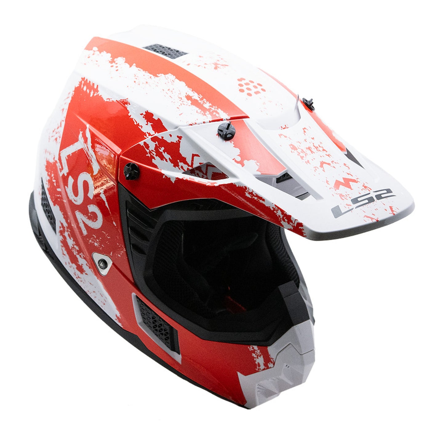 LS2 MX706 COZ Hyde Helmet - Red / White 06