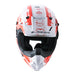 LS2 MX706J COZ Hyde Junior Helmet - Red / White 06