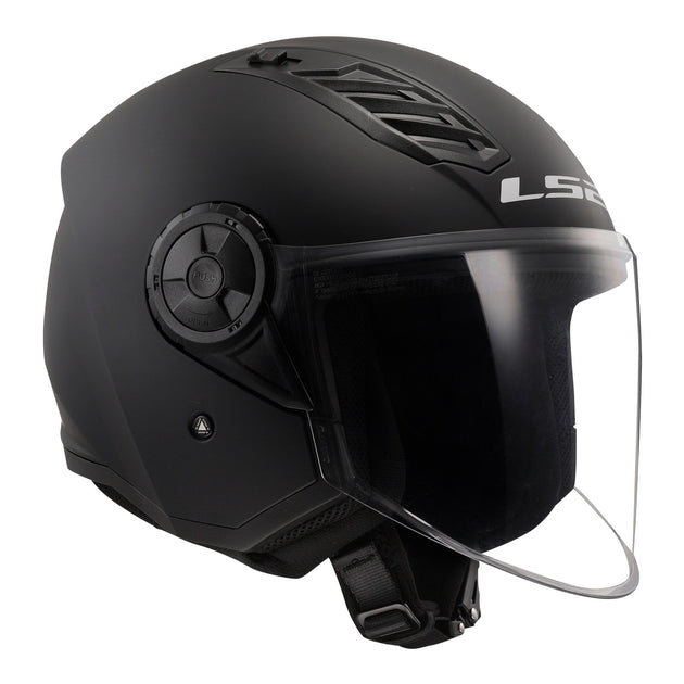 LS2 OF616 Airflow II Helmets - Matte Black 06