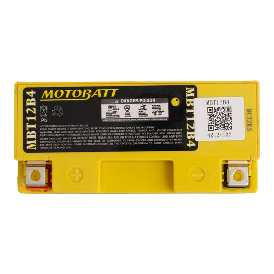 Motobatt Battery Quadflex AGM - MBT12B-4