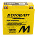 Motobatt Battery Quadflex AGM - MBT14B-4