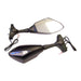Whites Mirror Universal Fairing Mount with LED (Pair)