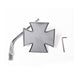 Whites Mirror - Maltese Cross 10mm Fitting