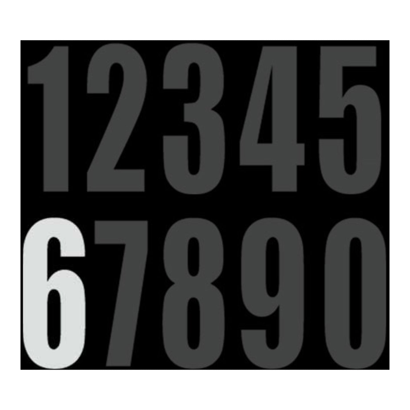DRC Motion Standard Number MX3 White 6