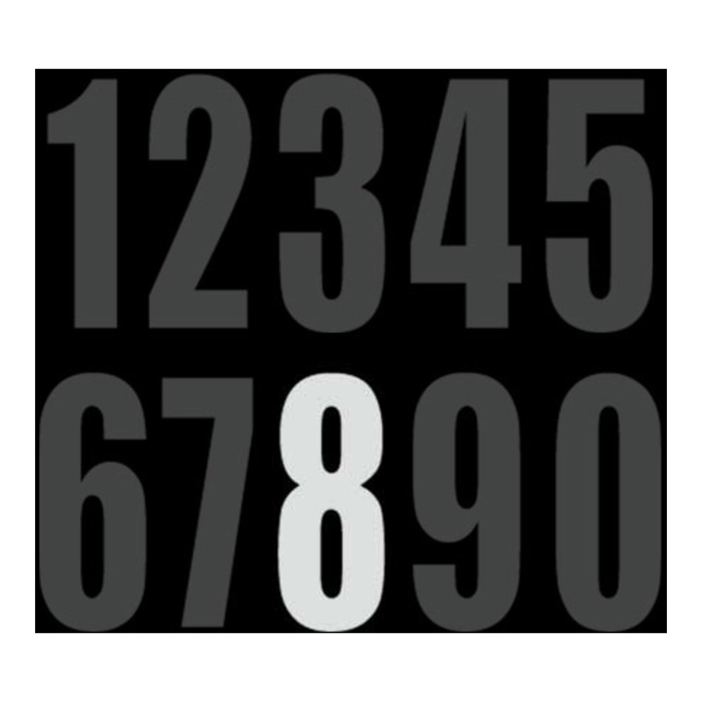 DRC Motion Standard Number ED3 White 8