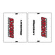 DRC Motion Front Fork Outer Decals - Showa (Clear / Red / Black)