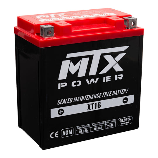 MTX POWER XT16 12V AGM BATTERY *4