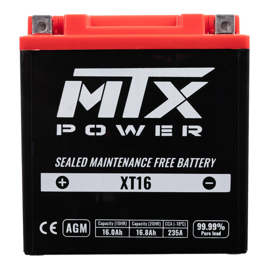 MTX POWER XT16 12V AGM BATTERY *4