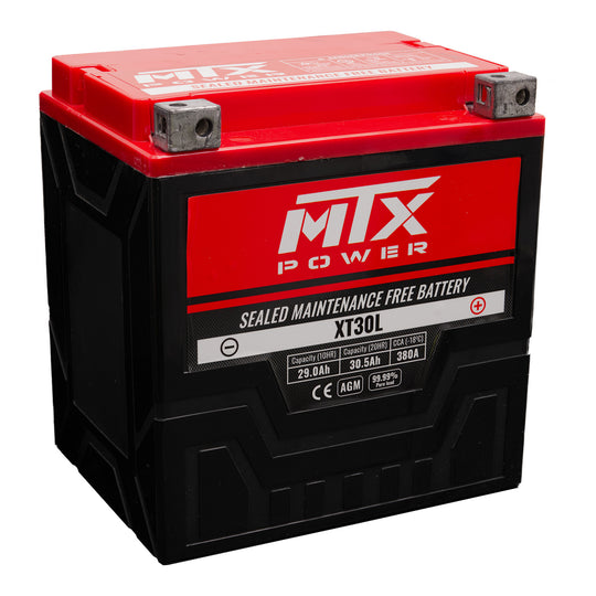 MTX POWER XT30L 12V AGM BATTERY *2