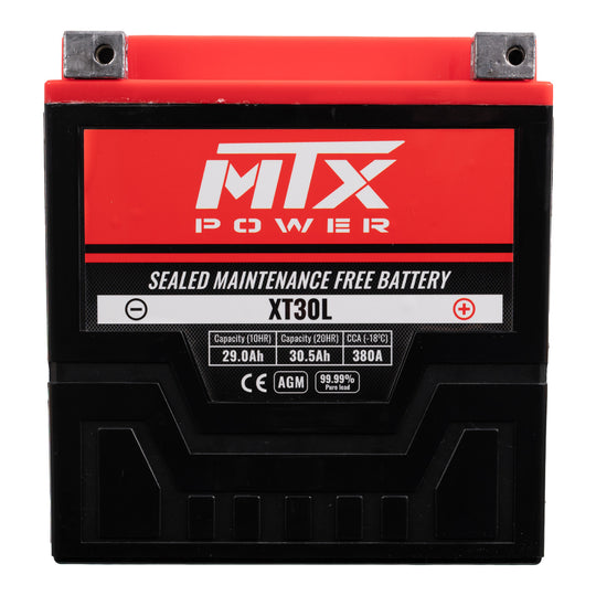 MTX POWER XT30L 12V AGM BATTERY *2