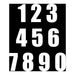 Whites Race Number - White #7 (10 Pack)