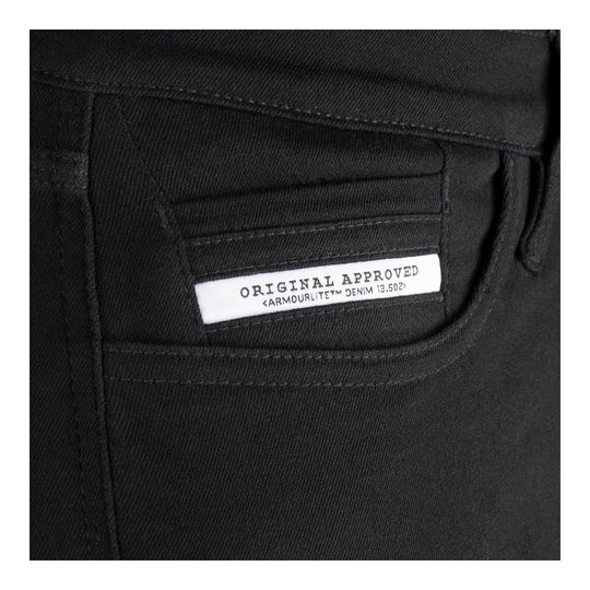 Oxford AA Super Stretch Men's Jean - Black (Short)