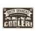 Oxford Garage Metal Sign: Biker Grandad Cooler