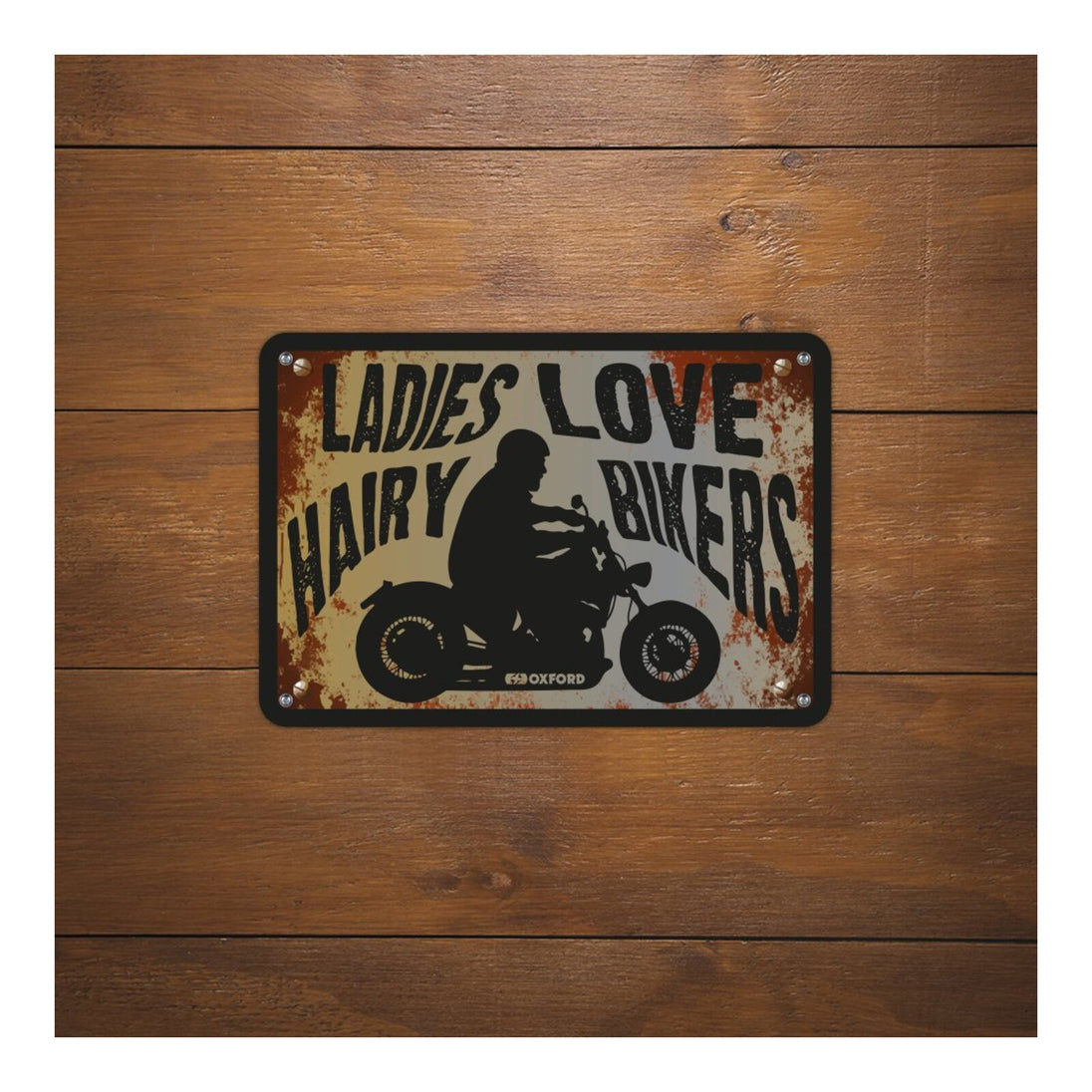 Oxford Garage Metal Sign: Ladies Love Hairy Bikers