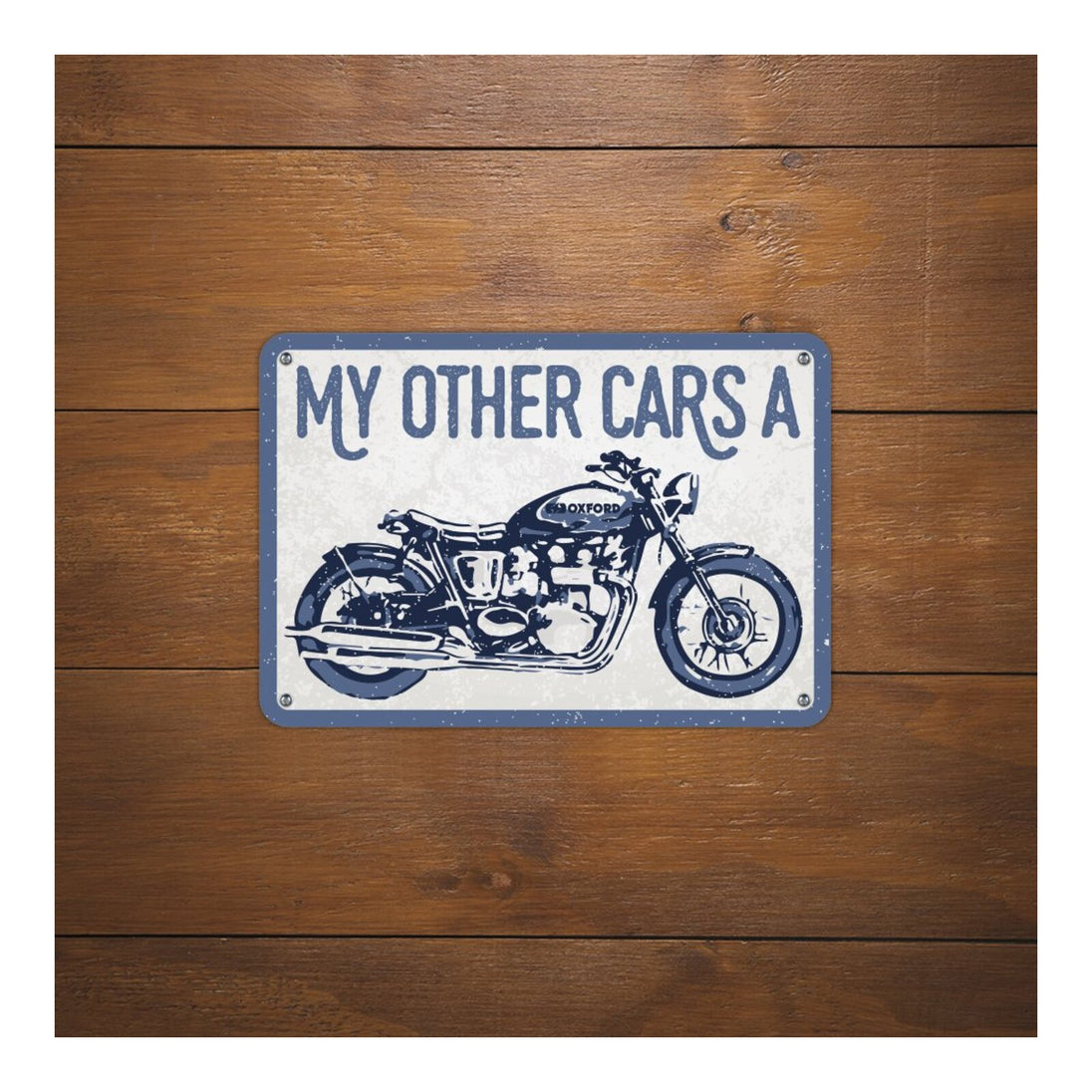 Oxford Garage Metal Sign: My Other Car’s A