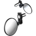 Oxford Fold Away Mirror - Black - PAIR