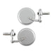 Oxford Bar End Mirrors - Silver (Pair)
