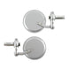 Oxford Bar End Mirrors - Silver (Pair)