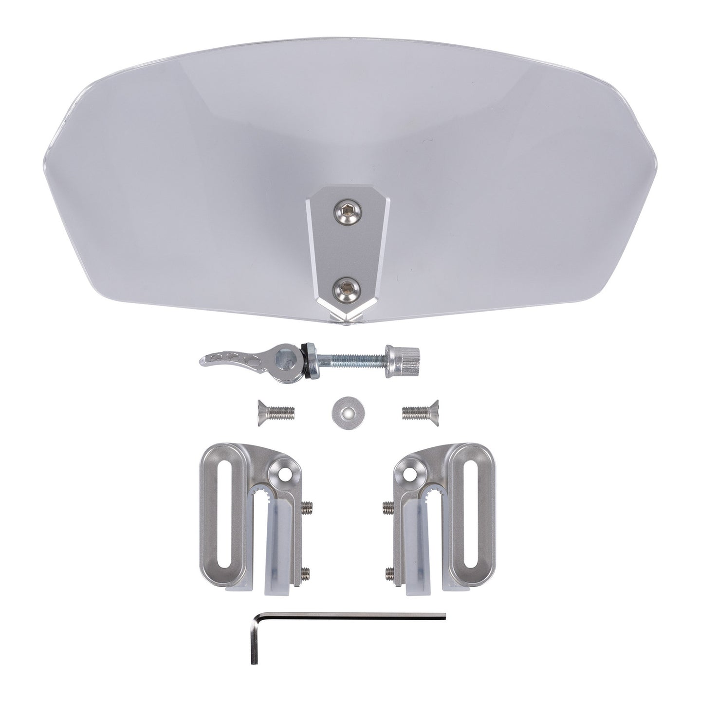 Oxford Wind Deflector Windshield - Clear 260 x 125mm