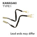 Oxford Indicator Leads Kawasaki Type 1