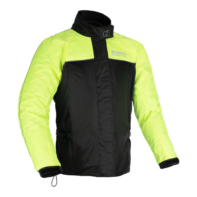 Oxford Rainseal Over Jacket - Black / Fluro
