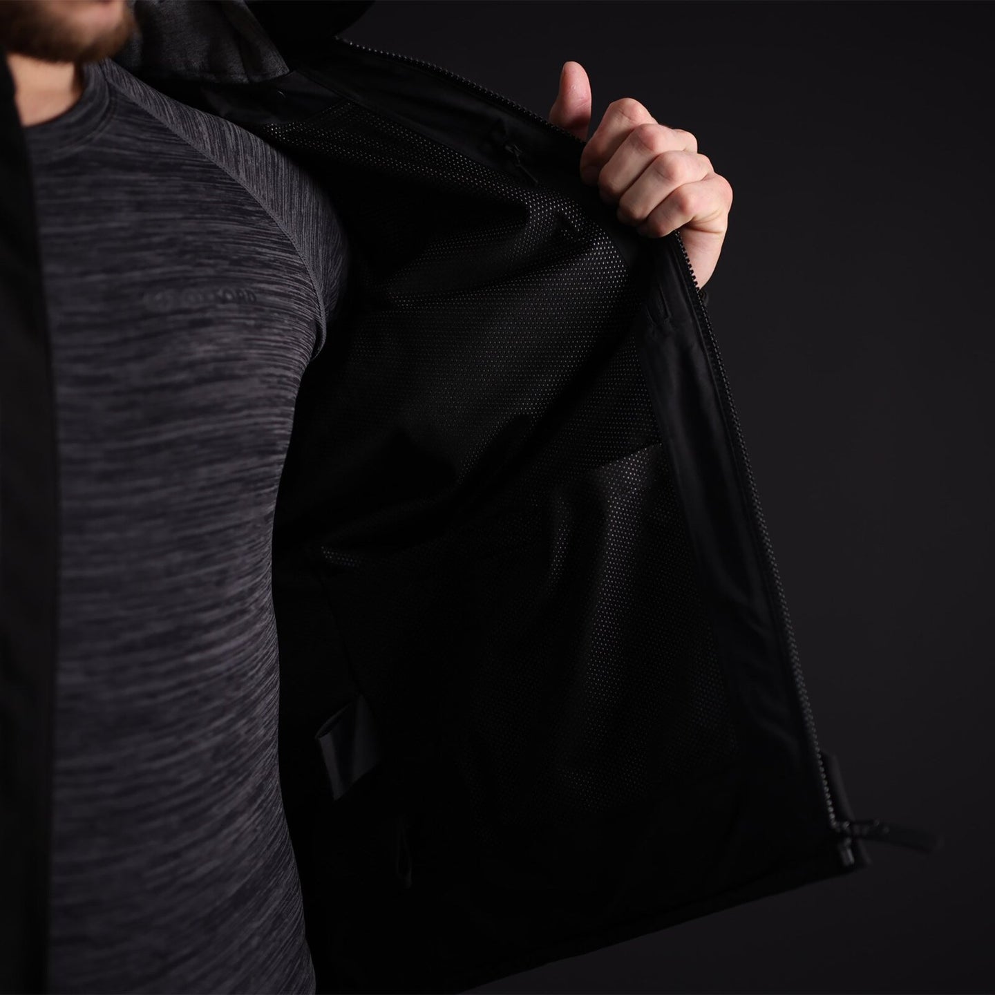 Oxford Faringdon Men's Jacket - Stealth Black