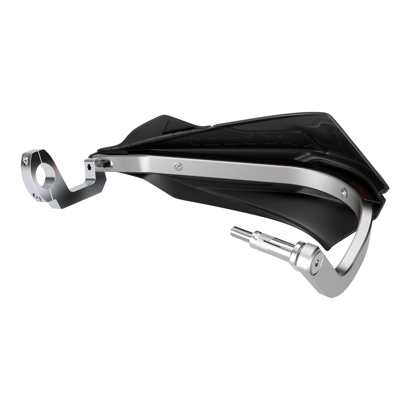 Polisport Trail Blazer Handguard with Metal Bar - Black / Black