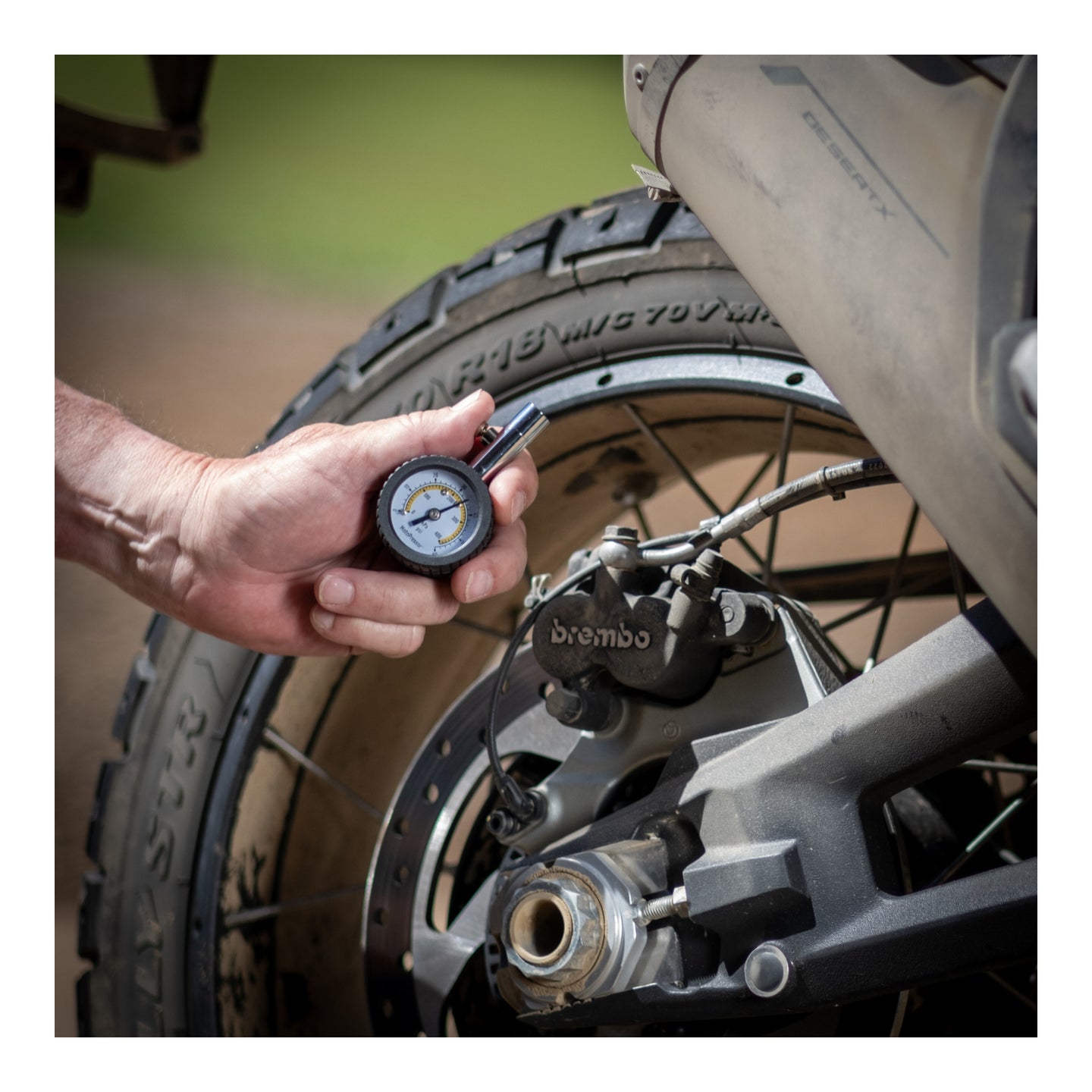 Rocky Creek Motopressor Dial Tyre Gauge
